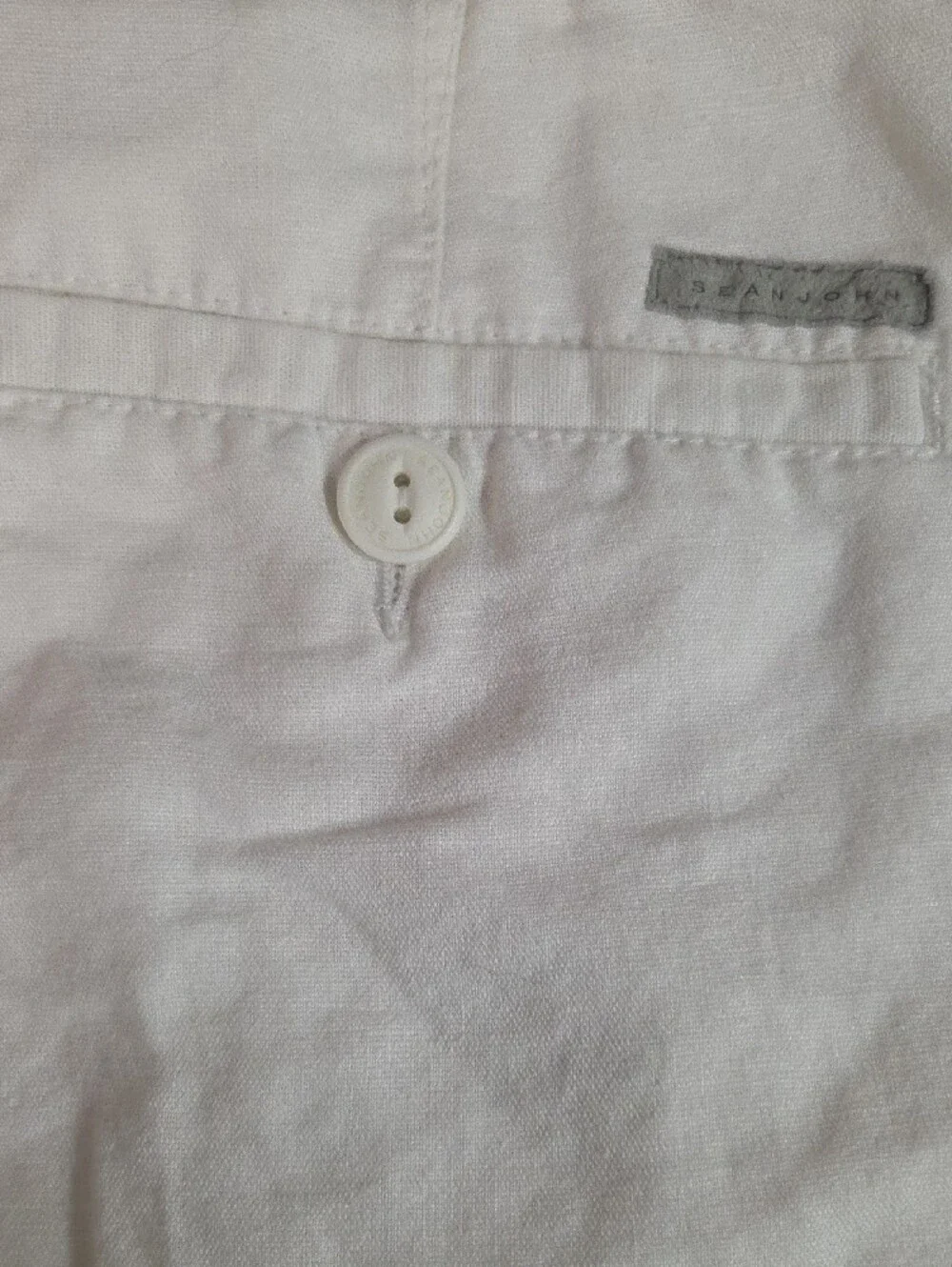 Sean John Men's Cream Drawstring Chinos